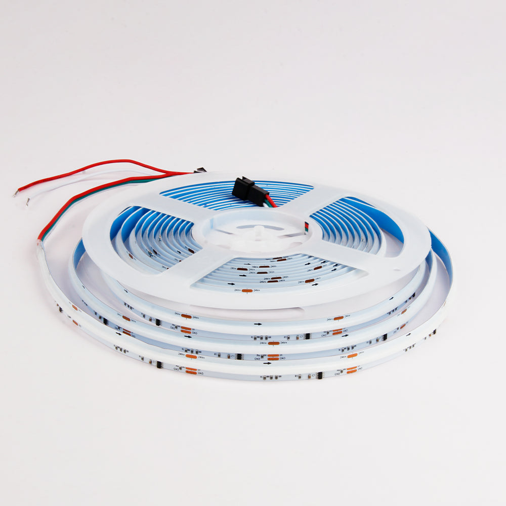 LED BORÐI - RGB+6500k - COB SPI 7W/m 24V