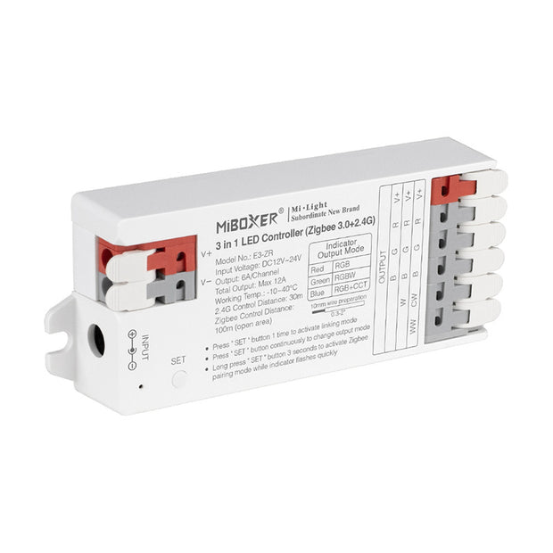 3 in 1 LED Stýring (Zigbee 3.0+2.4G)