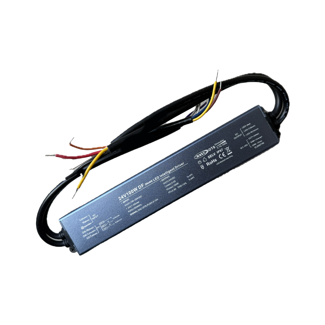 DALI/þrýsti spennir 24V 150W IP67